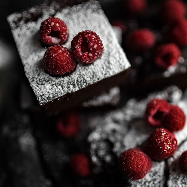 Raspberry Brownie